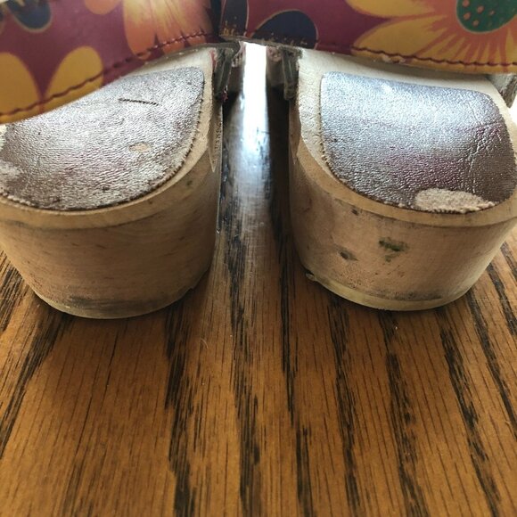 Hanna Andersson Clogs Shoes Floral 39 - Picture 4 of 6